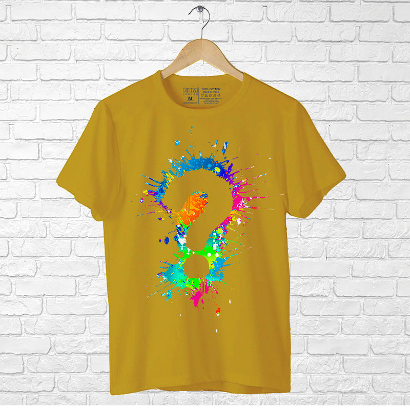 "QUESTION MARK", Men's Half Sleeve T-shirt - FHMax.com