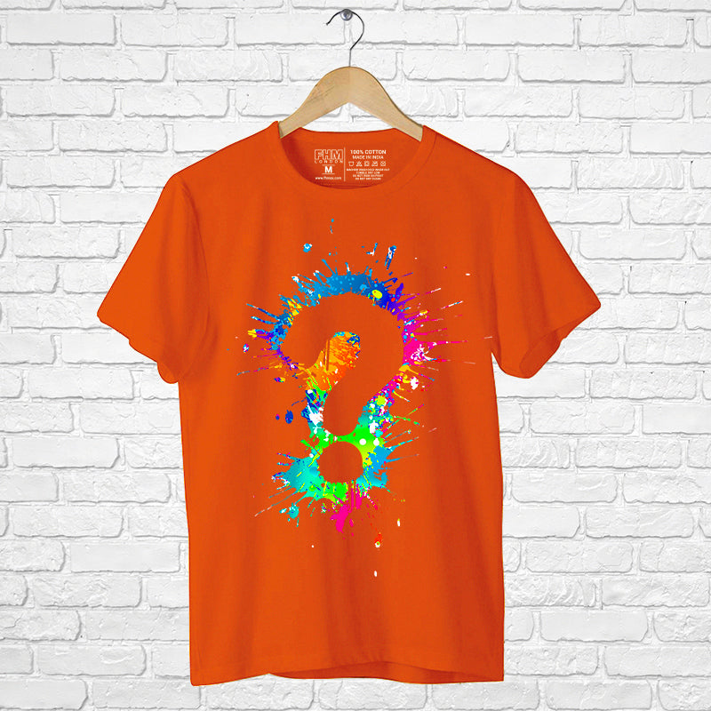 "QUESTION MARK", Men's Half Sleeve T-shirt - FHMax.com