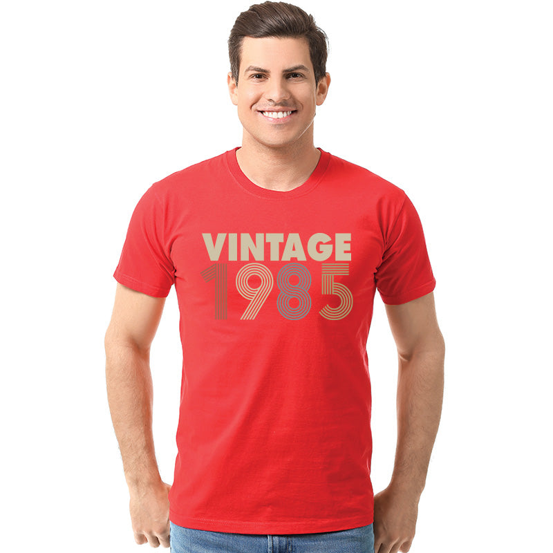 Vintage 1985, Men's Half Sleeve T-shirt - FHMax.com