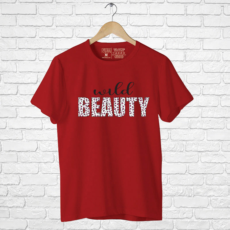 "WILD BEAUTY", Boyfriend Women T-shirt - FHMax.com