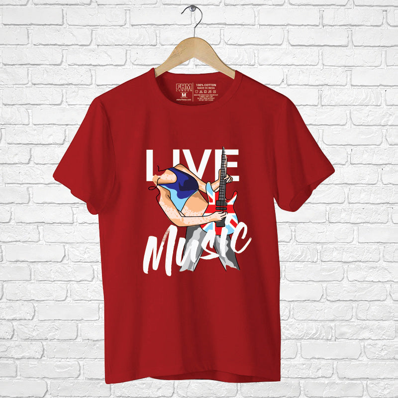 "LIVE MUSIC", Boyfriend Women T-shirt - FHMax.com