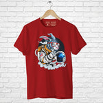 "RABBIT ASTRONAUT", Men's Half Sleeve T-shirt - FHMax.com