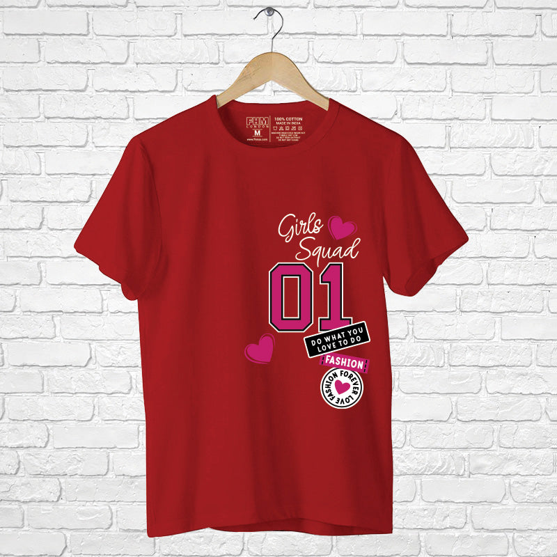 "GIRLS SQUAD", Boyfriend Women T-shirt - FHMax.com