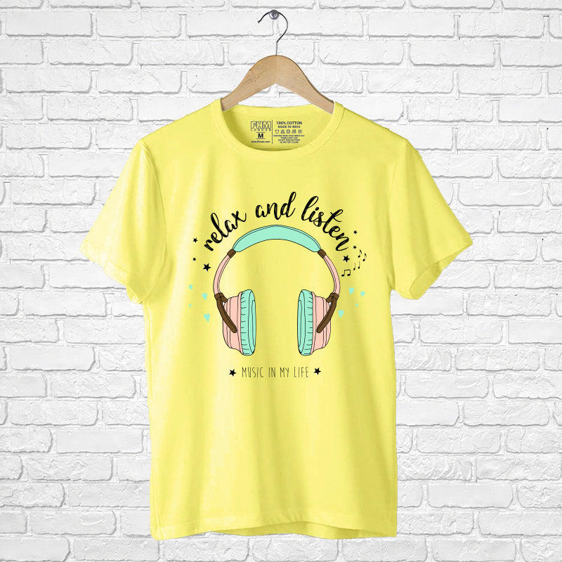 "RELAX AND LISTEN", Boyfriend Women T-shirt - FHMax.com