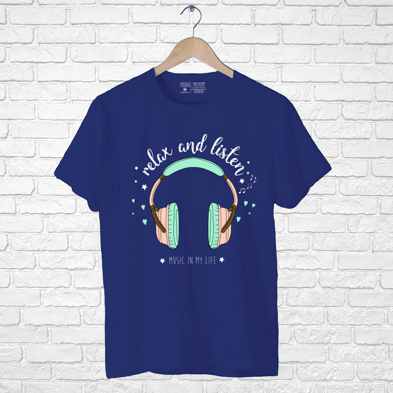 "RELAX AND LISTEN", Boyfriend Women T-shirt - FHMax.com