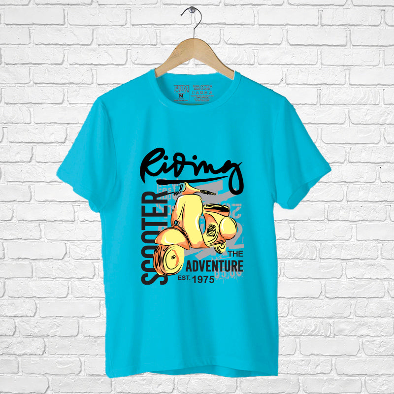 "RIDING SCOOTER", Boyfriend Women T-shirt - FHMax.com