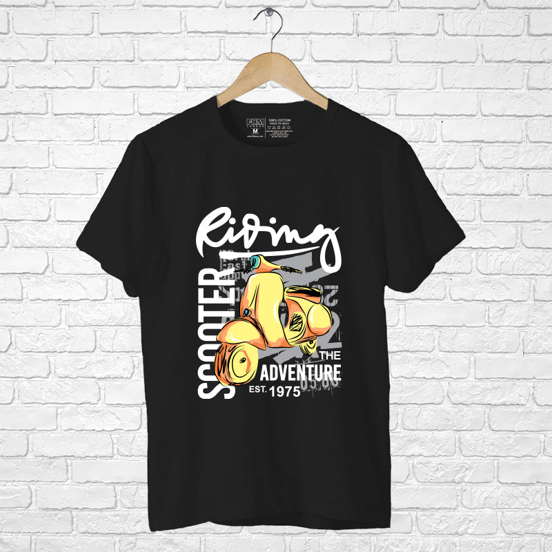 "RIDING SCOOTER", Boyfriend Women T-shirt - FHMax.com