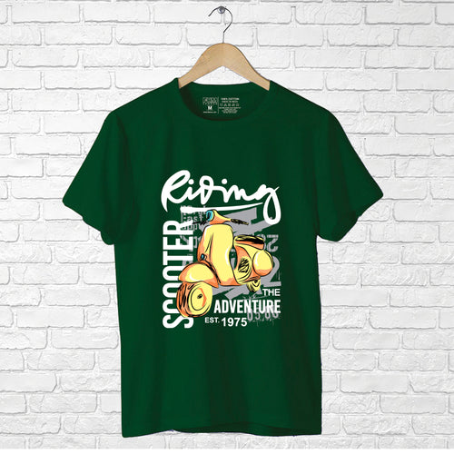 "RIDING SCOOTER", Boyfriend Women T-shirt - FHMax.com