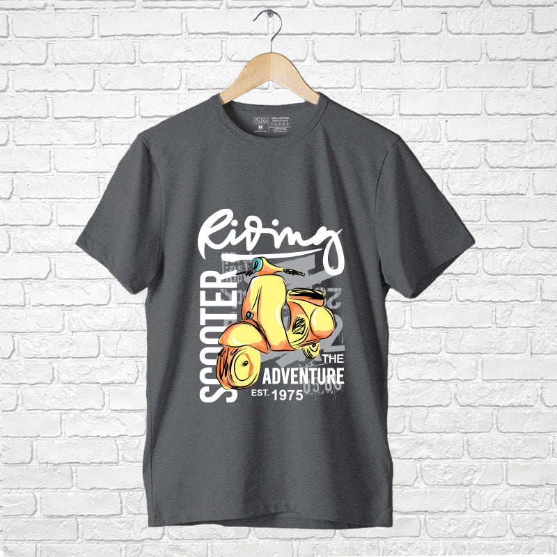 "RIDING SCOOTER", Boyfriend Women T-shirt - FHMax.com