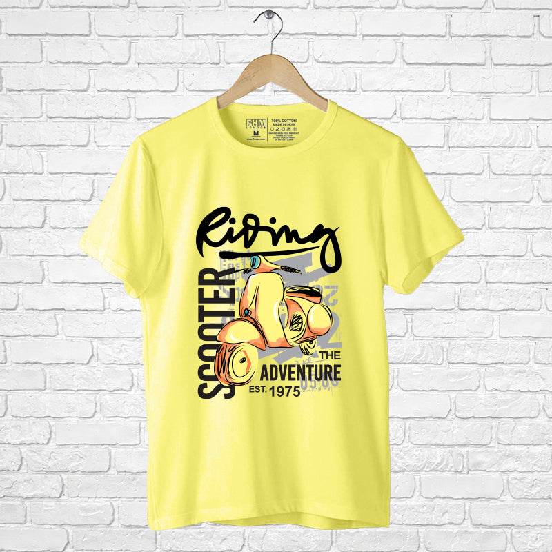 "RIDING SCOOTER", Boyfriend Women T-shirt - FHMax.com