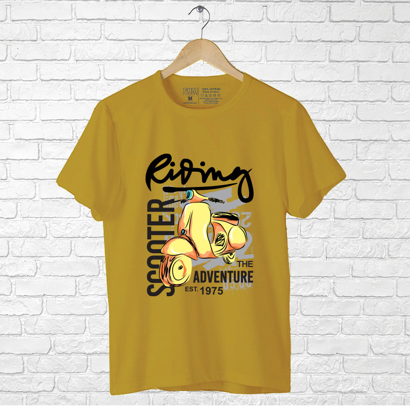 "RIDING SCOOTER", Boyfriend Women T-shirt - FHMax.com