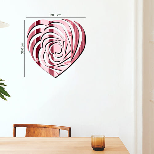 Heart illusion, Acrylic Mirror wall art - FHMax.com