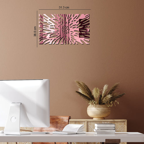 "FLOWER IN SQUARE", Acrylic Mirror wall art - FHMax.com