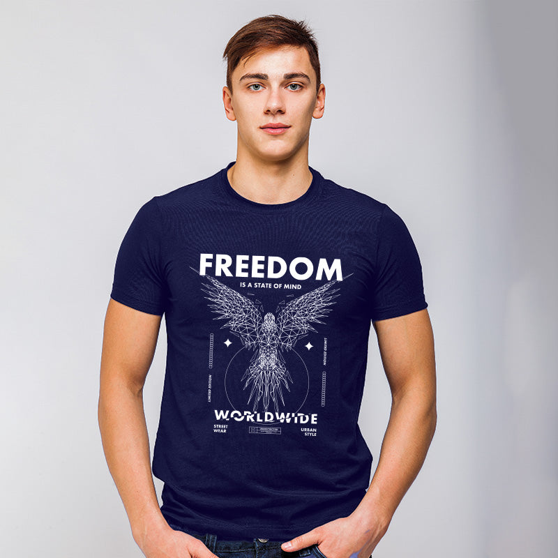 Freedom, Men's Half Sleeve T-shirt - FHMax.com