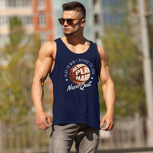 "NEVER QUIT", Men's vest - FHMax.com