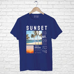 "SUNSET", Men's Half Sleeve T-shirt - FHMax.com