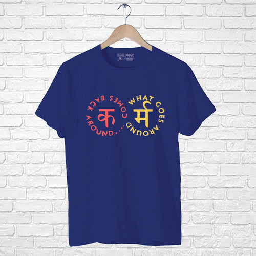 "KARMA", Men's Half Sleeve T-shirt - FHMax.com