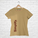 "SIMPLIFY", Women Half Sleeve T-shirt - FHMax.com