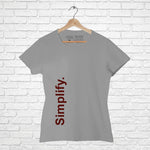 "SIMPLIFY", Women Half Sleeve T-shirt - FHMax.com