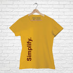 "SIMPLIFY", Women Half Sleeve T-shirt - FHMax.com