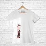 "SIMPLIFY", Women Half Sleeve T-shirt - FHMax.com