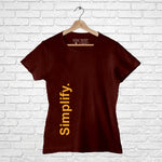 "SIMPLIFY", Women Half Sleeve T-shirt - FHMax.com