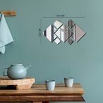 Square wall, Acrylic Mirror wall art - FHMax.com