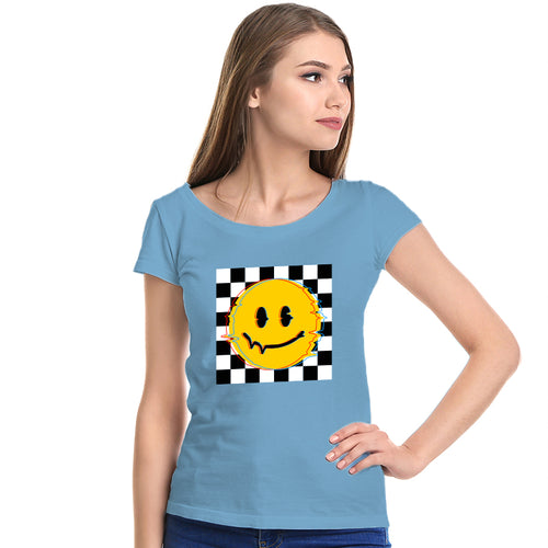 "SMILE", Women Half Sleeve T-shirt - FHMax.com