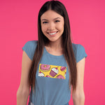 "CUP CAKES & DONUTS", Women Half Sleeve T-shirt - FHMax.com