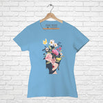 "FLOWERS", Women Half Sleeve T-shirt - FHMax.com