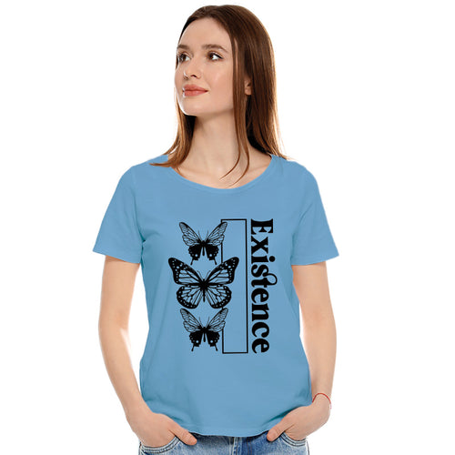 Existence, Women Half Sleeve T-shirt - FHMax.com
