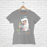 "GIRL WITH A CAT", Women Half Sleeve T-shirt - FHMax.com