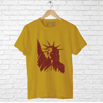 "STATUE OF LIBERTY", Men's Half Sleeve T-shirt - FHMax.com