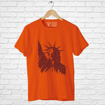 "STATUE OF LIBERTY", Men's Half Sleeve T-shirt - FHMax.com