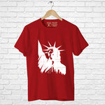 "STATUE OF LIBERTY", Men's Half Sleeve T-shirt - FHMax.com