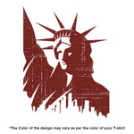 "STATUE OF LIBERTY", Men's Half Sleeve T-shirt - FHMax.com