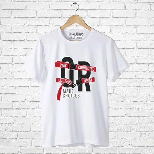 "STAY CONNECTED OR LET'S GET AWAY", Boyfriend Women T-shirt - FHMax.com