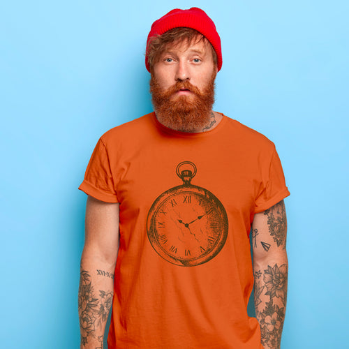 "STOP WATCH", Men's Half Sleeve T-shirt - FHMax.com