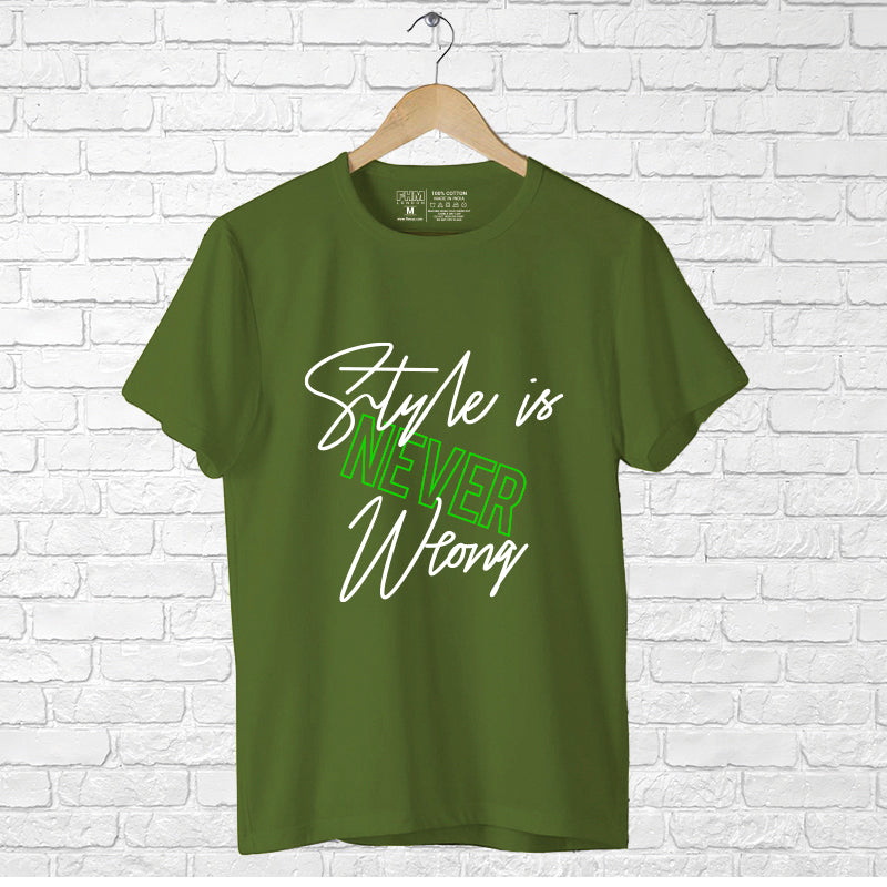 "STYLE IS NEVER WRONG", Boyfriend Women T-shirt - FHMax.com