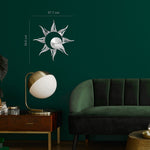 SUN & MOON, Acrylic Mirror wall art - FHMax.com
