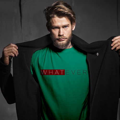 "WHATEVER", Men's Half Sleeve T-shirt - FHMax.com