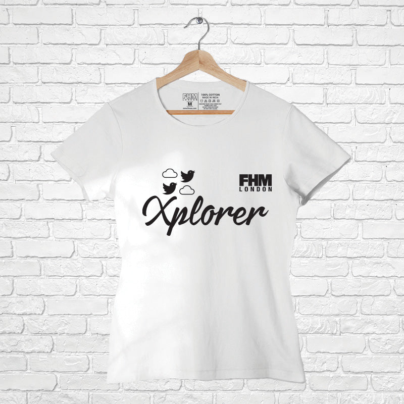 XPLORER, Women Half Sleeve T-shirt - FHMax.com