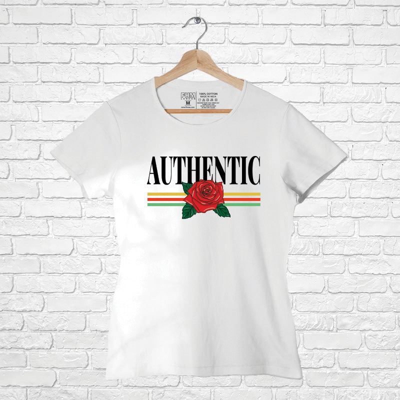 Authentic, Women Half Sleeve T-shirt - FHMax.com