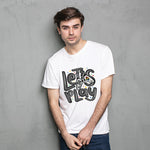 Let's play, Men's Half Sleeve T-shirt - FHMax.com