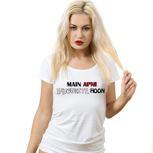 Main Apni Favourite Hoon Women Half Sleeve T-shirt - FHMax.com