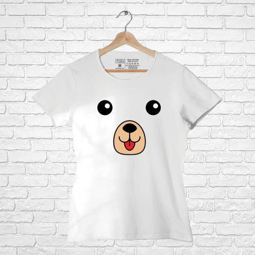 Puppy face, Women Half Sleeve T-shirt - FHMax.com