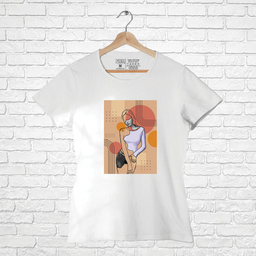 Girl art, Women Half Sleeve T-shirt - FHMax.com
