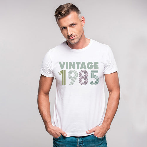 Vintage 1985, Men's Half Sleeve T-shirt - FHMax.com