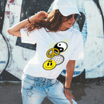 Smile And Deign, Boyfriend Women T-shirt - FHMax.com