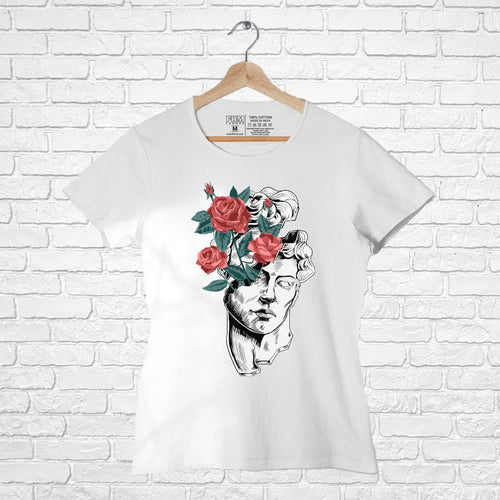 Flowered Human, Women Half Sleeve T-shirt - FHMax.com